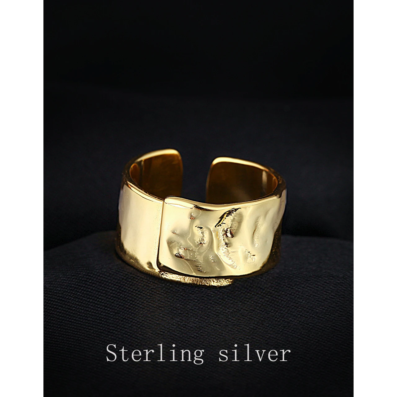 

2021 New Korean Simple and Versatile Geometric Shape Ring 925 Sterling Silver for Women Ring Fashion Couple Ring Adjusters Sizer