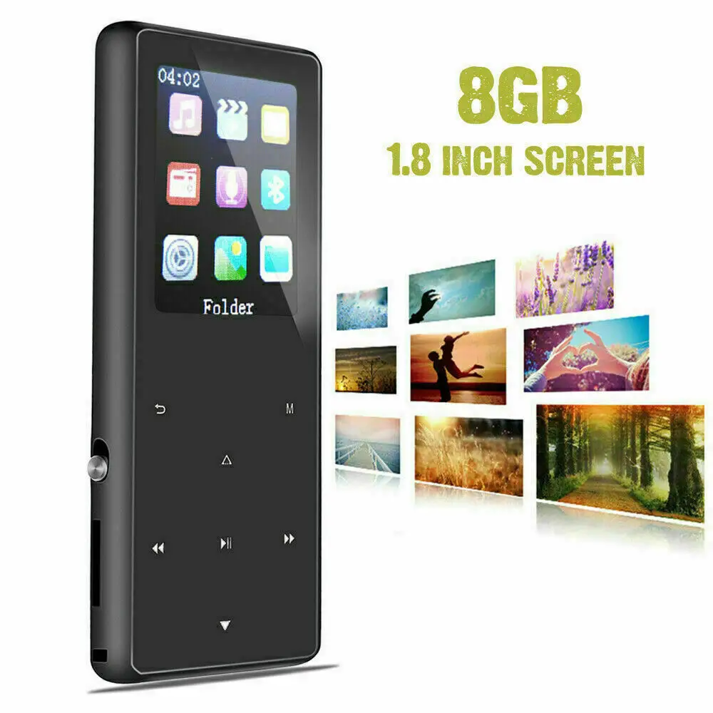 TIPTOP MP4 плеер с bluetooth lecteur mp3 mp4 музыкальный портативный медиа Тонкий 2 4 дюймов