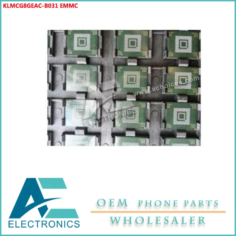KLMCG8GEAC B031 EMMC IC чип флэш памяти NAND с прошивкой на материнской плате|Комплекты