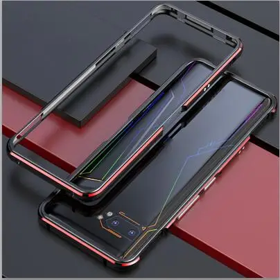 Black Red Металлический корпус для ASUS ROG 2 ROG2, металлический каркас для телефона, edge, чехол, чехол ZS660KL, чехол для ASUS ROGPhone2 ZS660KL - Цвет: Black Red