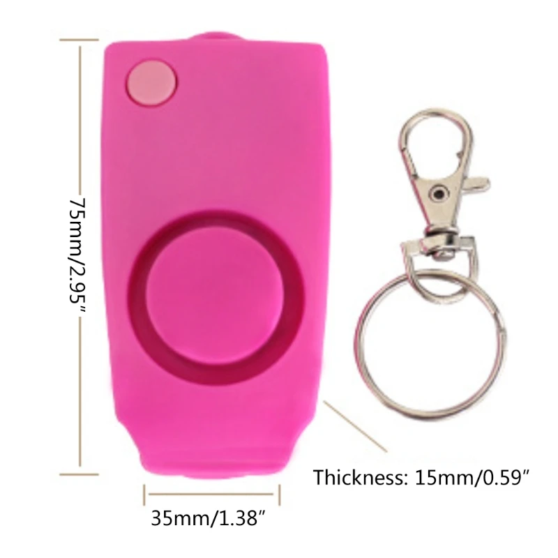 

Portable Personal Alarm 120DB Multi-purpose Security Alarm Keychain Emergency Safety Alarm for Women Girl Children Olds
