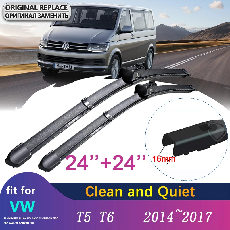 Щетка стеклоочистителя для автомобилей Volkswagen VW Transporter T5 T6 Caravelle Multivan 2014 ~ 2017 |
