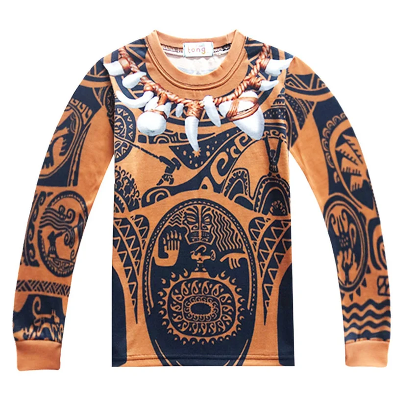 Лидер продаж Моана пижамы Детская одежда ваяна косплей зимняя детская бутиковая