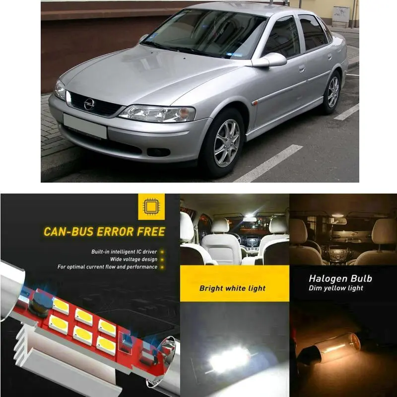 Светодиодный интерьер автомобиля огни для Opel vectra b универсал хэтчбек седан j96