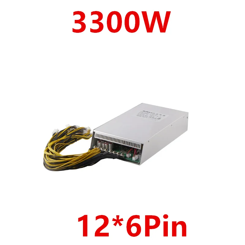 

Новый блок питания для майнинга ZUMAX 1U Single 12 В 12*6 контактов, 3300 Вт