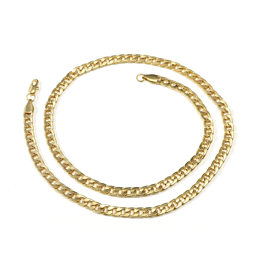 

Панцирное ожерелье для мужчин и женщин, винтажная цепочка из кубинской цепи, цепочка в готическом стиле, цепочка из твердого металла, фурнит...