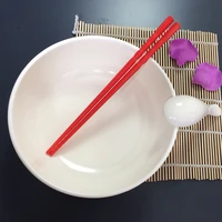 white round bowl a5 melamine imitation porcelain non toxic fall resistance easy wash porridge rice noodle container dinner plate
