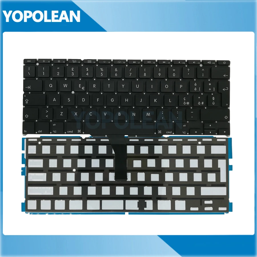 

5pcs/lot New Italy Italian Keyboard + Backlight For Macbook Air 11" A1465 A1370 2011-2015 Years