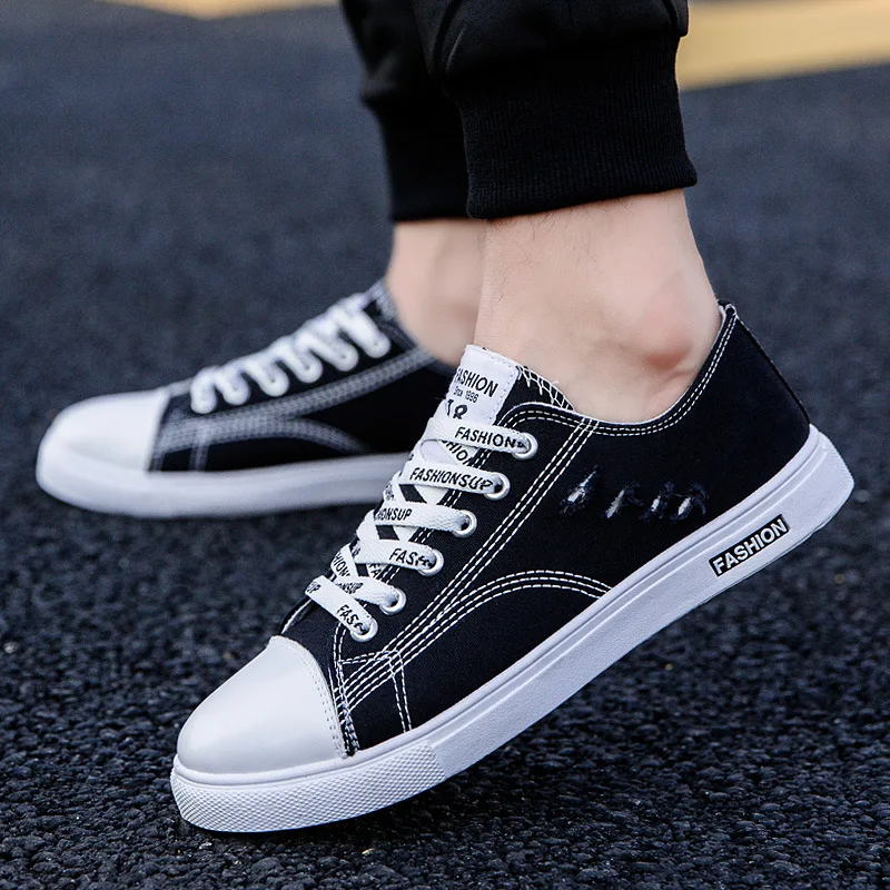 Кеды мужские с вулканизированной подошвой дышащие кроссовки на шнуровке