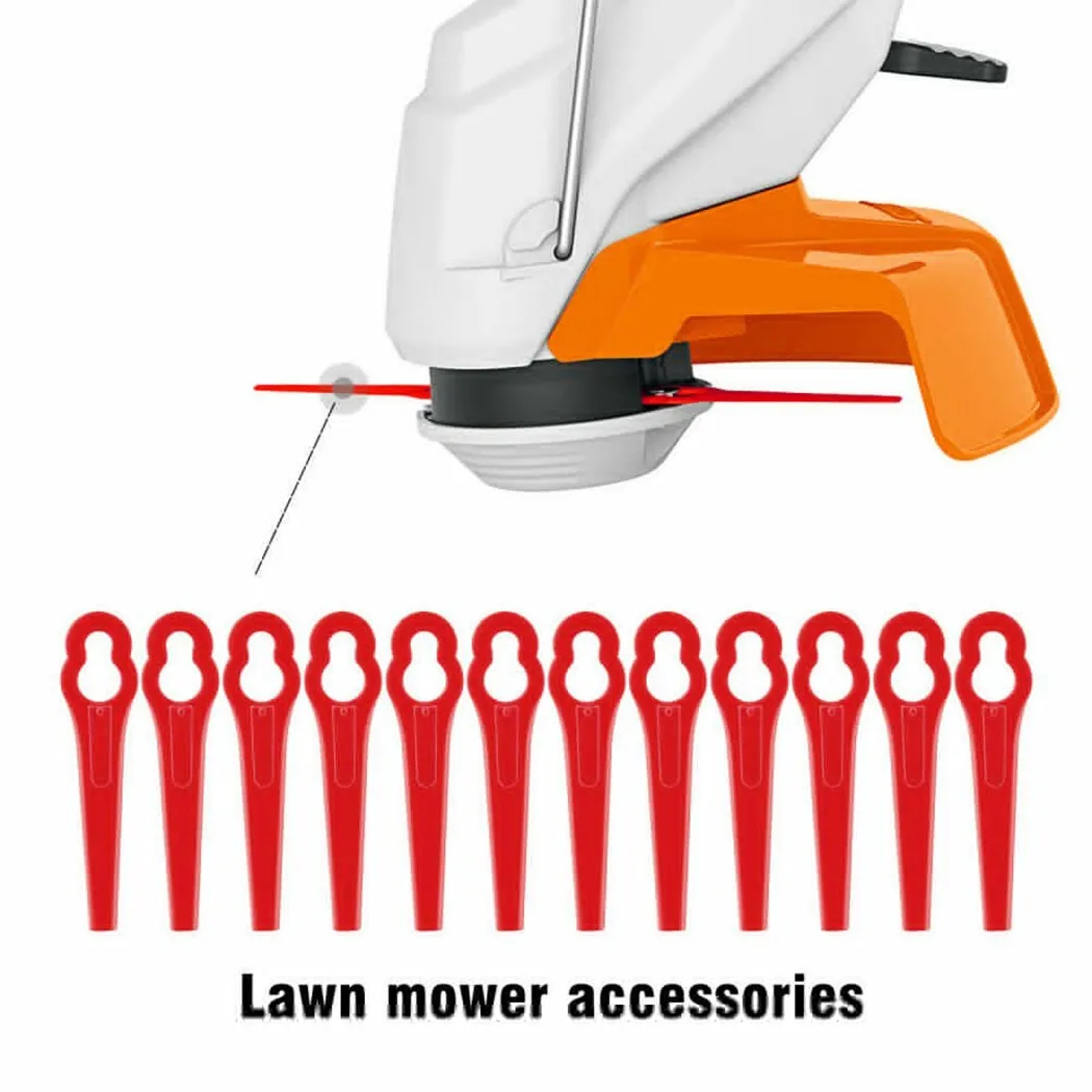 

20pcs Grass Trimmer Plastic Blades Lawn Mover Parkside Garden Power Tools Parts For Einhell Akku GE-CT 18 Li Cordless Strimmer