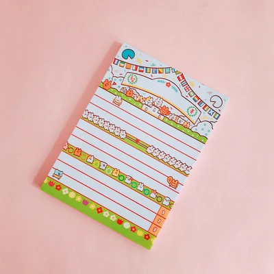 H 80 листов Kawaii хлеб кролик дневник-блокнот для заметок DIY планировщик блокнот милый канцелярский школьный офисный поставка Детский подарок - Цвет: H