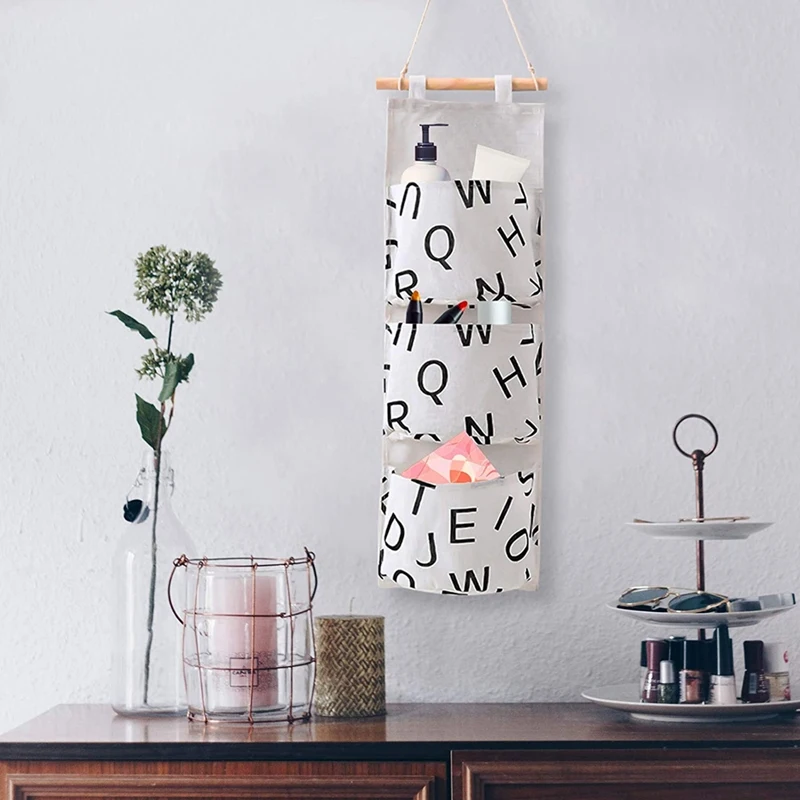 

Hanging Storage Bag in Closet, Hanging Storage Bag in Bedroom and Bathroom,3 Pieces