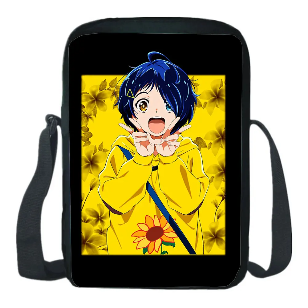Wonder Egg Priority Shoulder Bag Anime Cosplay Messenger Bag Teen Fashion Casual CrossBody Rucksack Boy Girl Kawaii Knapsack
