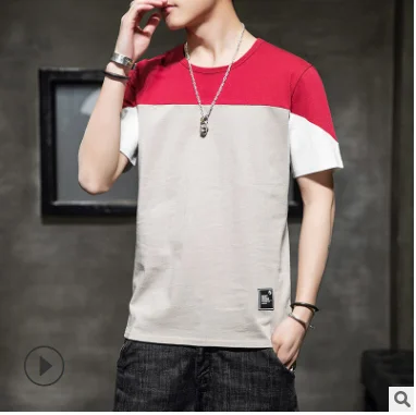 

Men's cotton fashion casual short-sleeved T-shirt CH2115