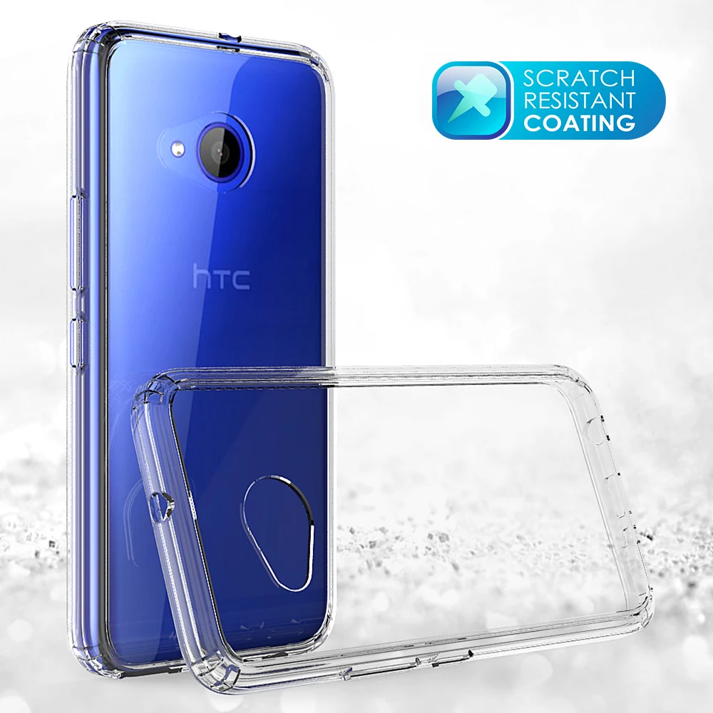 Мягкий силиконовый чехол из ТПУ/поликарбоната для HTC U11 Life прозрачные чехлы
