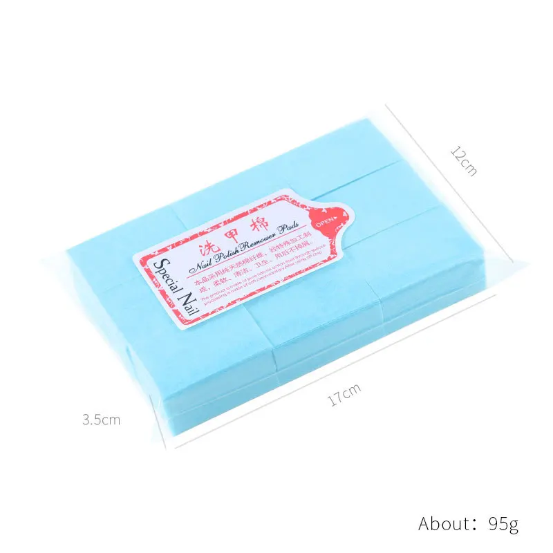 300/600Pcs Nail Wipe Pad UV Gel Polishing Remover Wipes Nail Art Tips Manicure Cleaning Wipes Cotton Lint Free Pads Paper