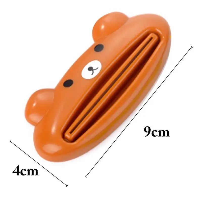 

1pc Toothpaste Squeezer Creative Cartoon Cute Animal Pattern Tube Squeezer Tool Toothpaste Clip Home Supplies For Bathroom