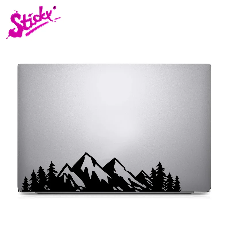 

STICKY Mountain Car Decal Sticker Car Decal Emblem Graphic Cool Decoration Tree Sticker For Bumper Trunk Rear Laptop PVC Vinyl