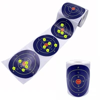 4 200pcsroll blue targets for shooting 4 inch reactive target stickers self adhesive for bb gun pellet gun airsoft rifle