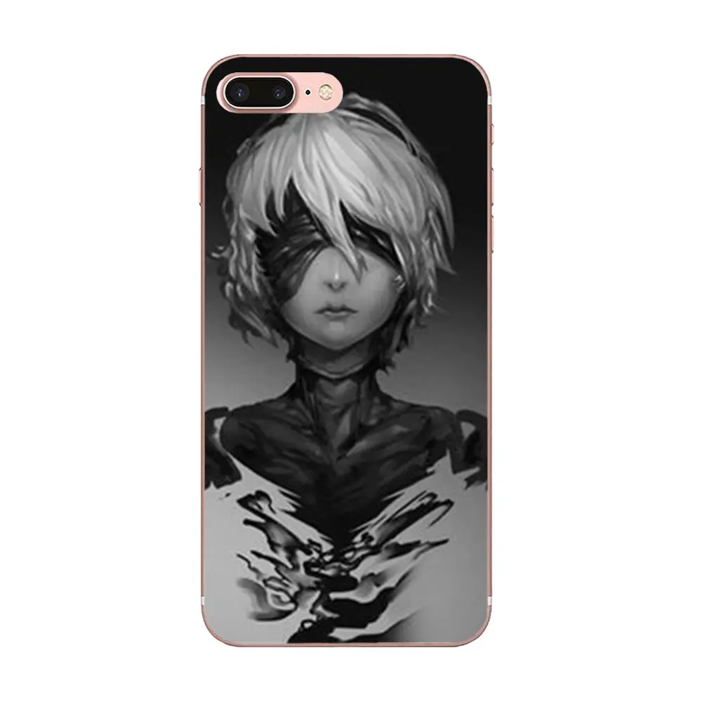 Водонепроницаемый № 2 Тип B 2b Nier Automata Мягкий защитный чехол для Apple iPhone 4 4s 5 5C 5S SE 6 6S