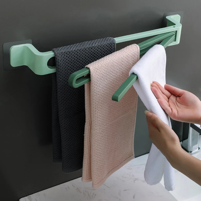 

Plastic Removeable Towel Rack Wall-mounted Bathroom Frame Bathroom Shelf Pendant Toilet Paper Holder Toilet Paper