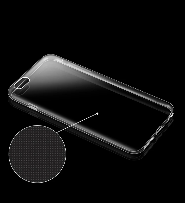 Силиконовый чехол для телефона Iphone 7 8 6Plus 7Plus 8Plus противоударный прозрачный