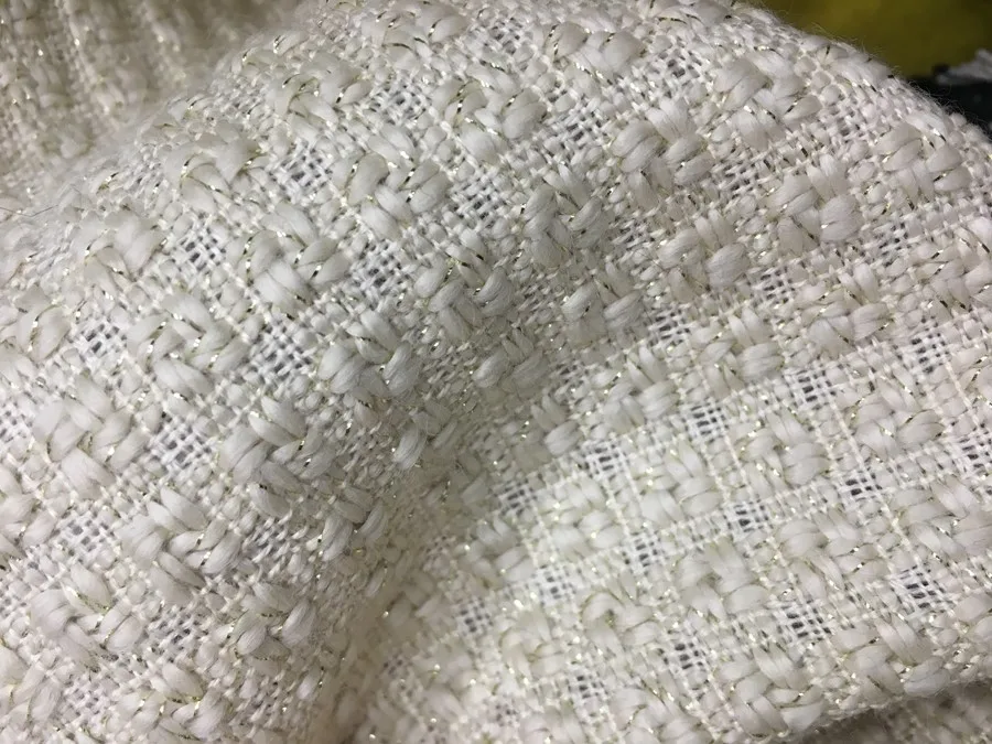 

Free ship fabric 30% cotton beige tweed fabric price for 1 meter 59"