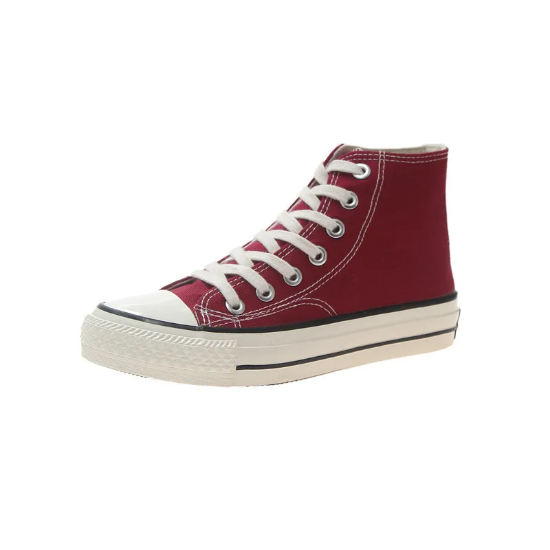 Новинка весны 2020 года парусиновые туфли простые однотонные кроссовки модные