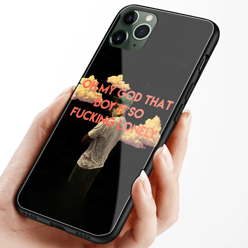 Слоган Tyler the Creator Trend мягкий силиконовый стеклянный чехол для телефона iPhone 6 6s 7 8 Plus
