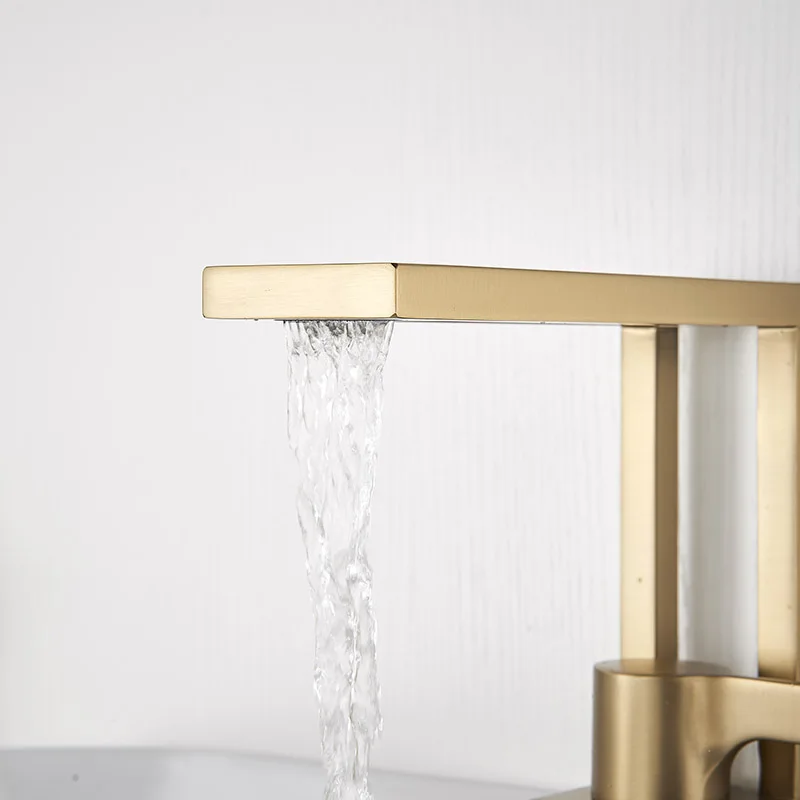 Смесители для раковины Senlesen золотистый никелевый кран ванной комнаты латунный