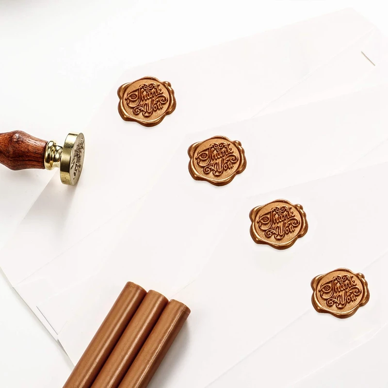 30 шт. клей для запечатывания восковых палочек ретро винтажной печати воска и букв