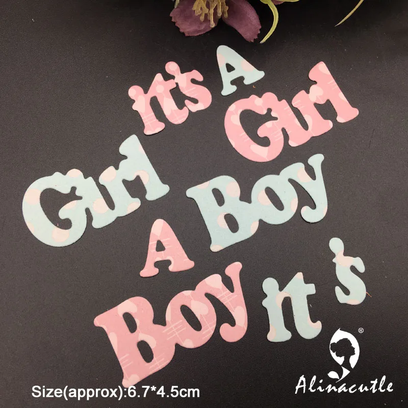 Вырубка металла вырубка это мальчик девочка DIY Скрапбукинг Бумага Ремесло ручной