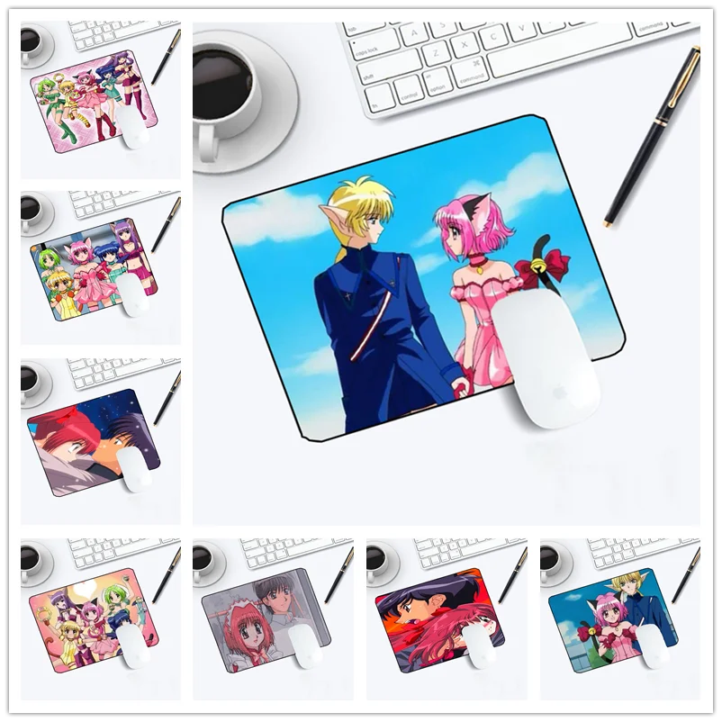 

Yuzuoan Small Anime Japanese Cute Mouse Pad Waterproof Desktop Anti-slip Table Mat Kawaii Game Accessories