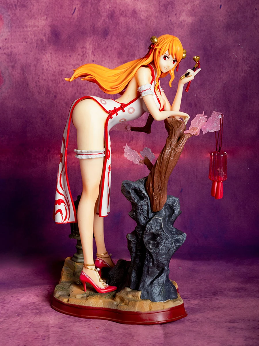 

Аниме Сексуальная Фигурка Девушки One Piece Nami China Dress Ver. Экшн-фигурка из ПВХ, Коллекционная модель, игрушки для взрослых, куклы, подарки