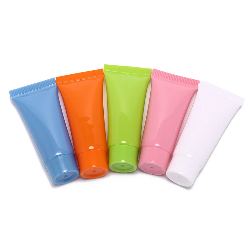 

5PC 5ml Portable Makeup Travel Bottles Refillable Makeup Container Shampoo Shower Gel Lotion Tube Squeeze Empty Bottles