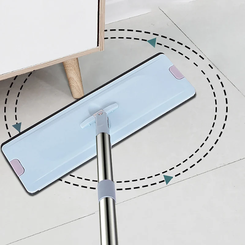 

YOREDE Magic Squeeze Flat Mop With Bucket Floor Cleaning Microfiber Mop 360 Rotatable Household Cleaning Tool For Washing Floor
