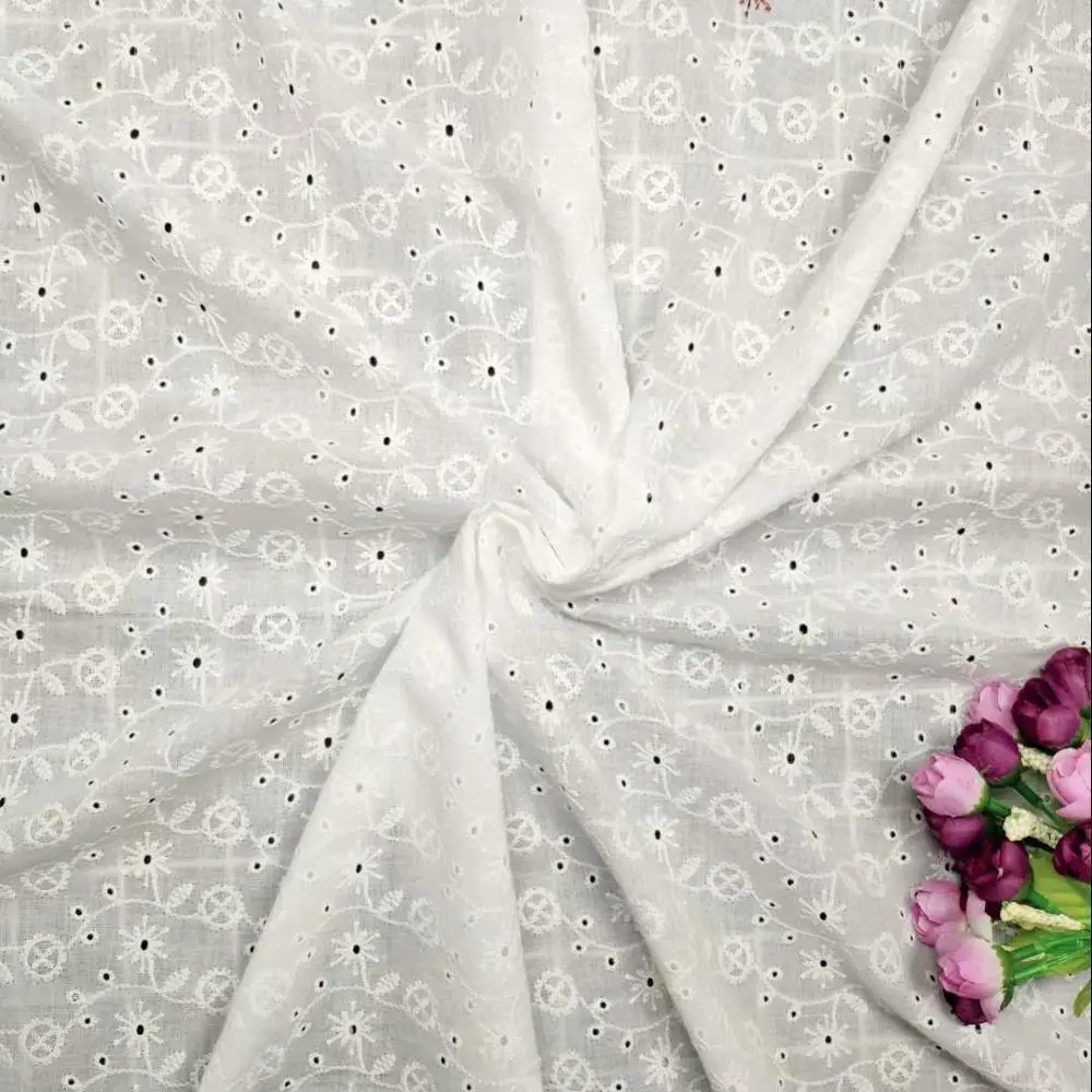 Африканская сухая кружевная ткань Высококачественная хлопковая новинка 2020