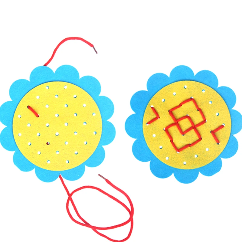 

New Creative Weave Cloth Montessori Materials Baby Early Learning Education Toys