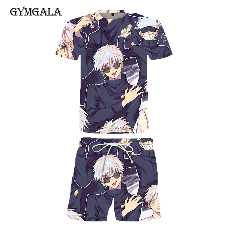 

2021 Jujutsu Kaisen T-Shirts Anime 3D Print Streetwear Men Women Harajuku Cosplay T Shirt Fashion Summer beach pants shorts suit