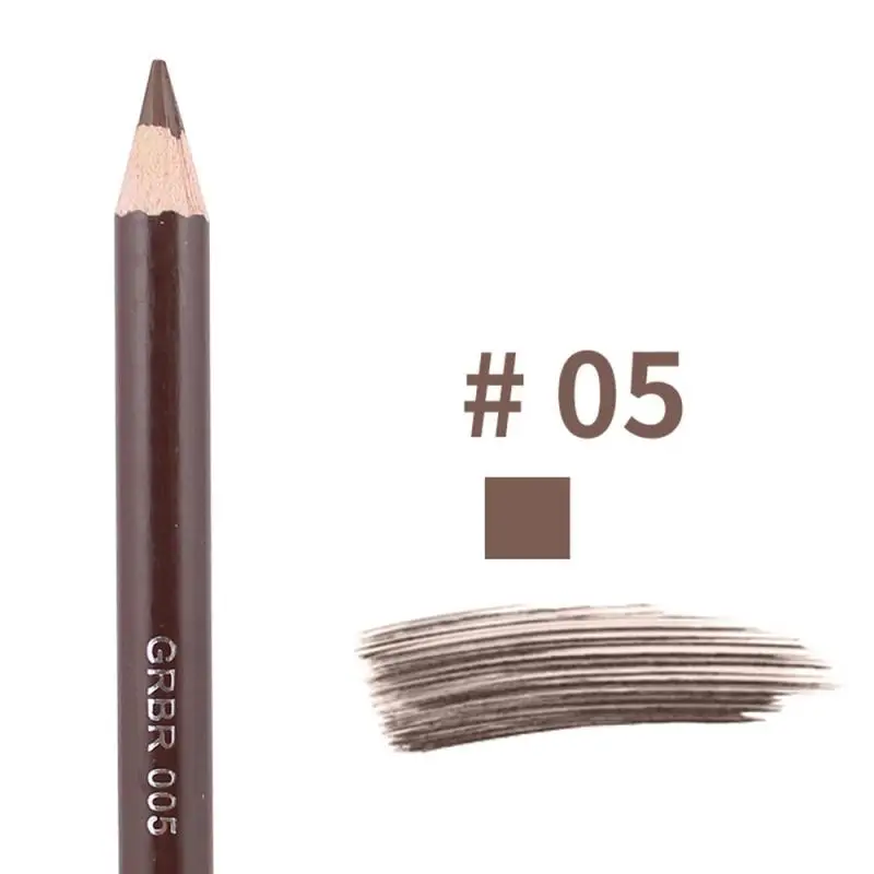 1 шт. Леопардовый женский карандаш для бровей водонепроницаемый черный глаз