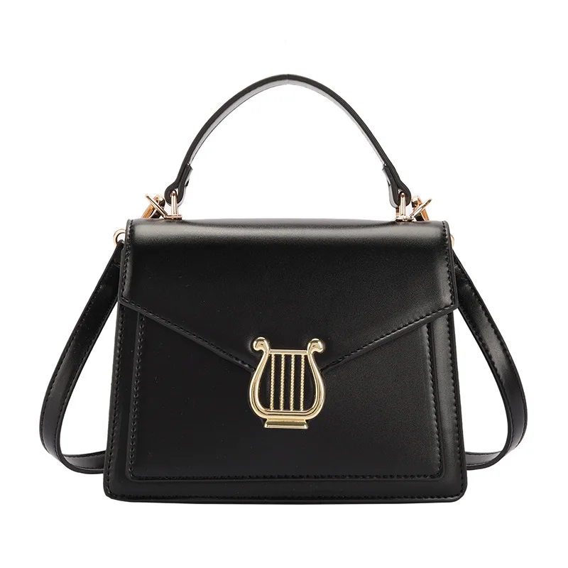 

New retro texture ladies shoulder messenger bag small group simple fashion pu portable small square bag