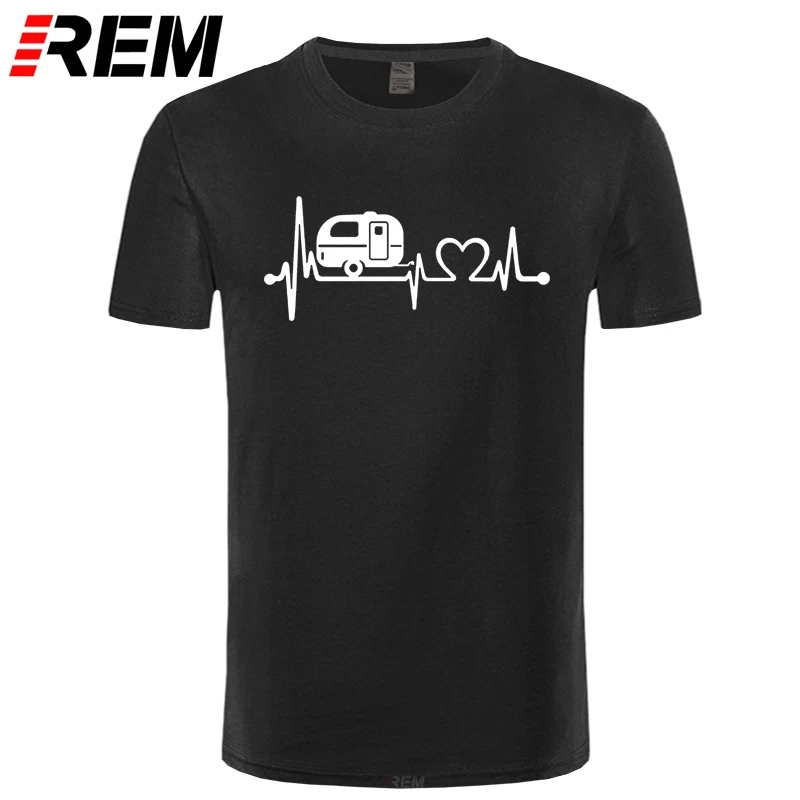 REM новые летние хлопковые мужские футболки короткий рукав на колесах для