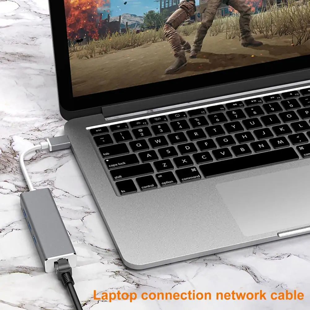 USB к RJ45 Ethernet адаптер Сетевая карта 3 порта 0 концентратор 10/100/1000 Мбит/с Lan