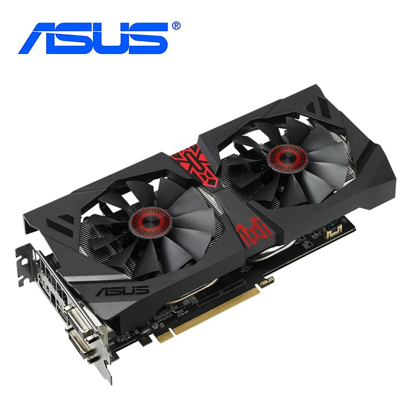 Видеокарт ASUS R9 380 2G 256Bit GDDR5 видеокарта AMD 300 карты 2 Гб 5500 МГц DisplayPort в HDMI DVI 8pinUsed |