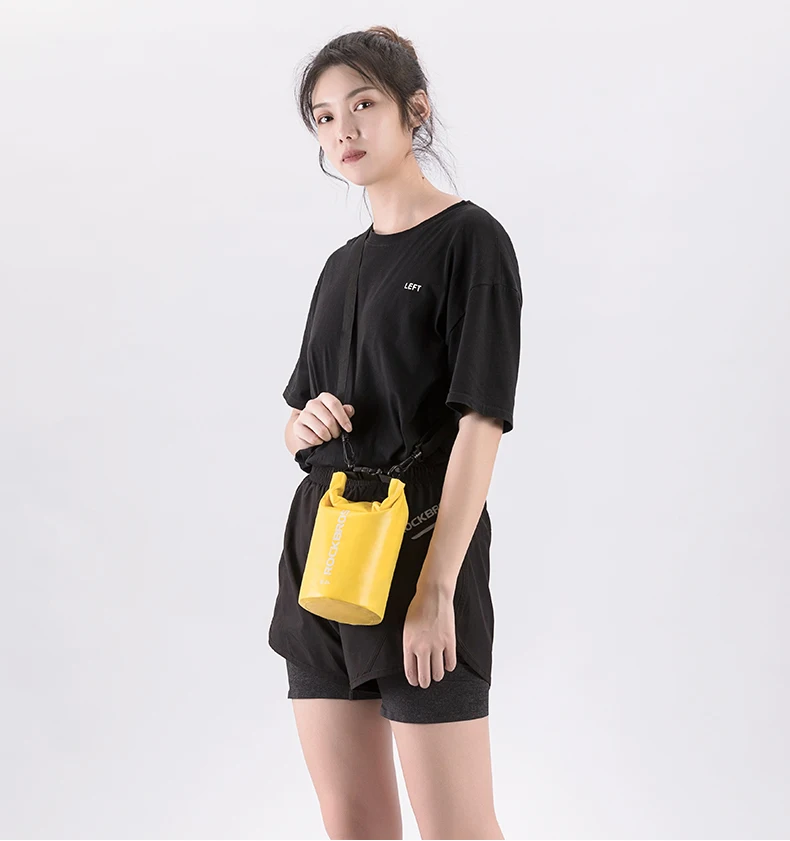 ROCKBROS, 2L, 5L, для плавания, фитнес, водонепроницаемая сумка, Ультралегкая, модный дизайн, для рыбалки, бега, спортзала, Спортивная, Bgas, для мужчин и женщин, 6 цветов