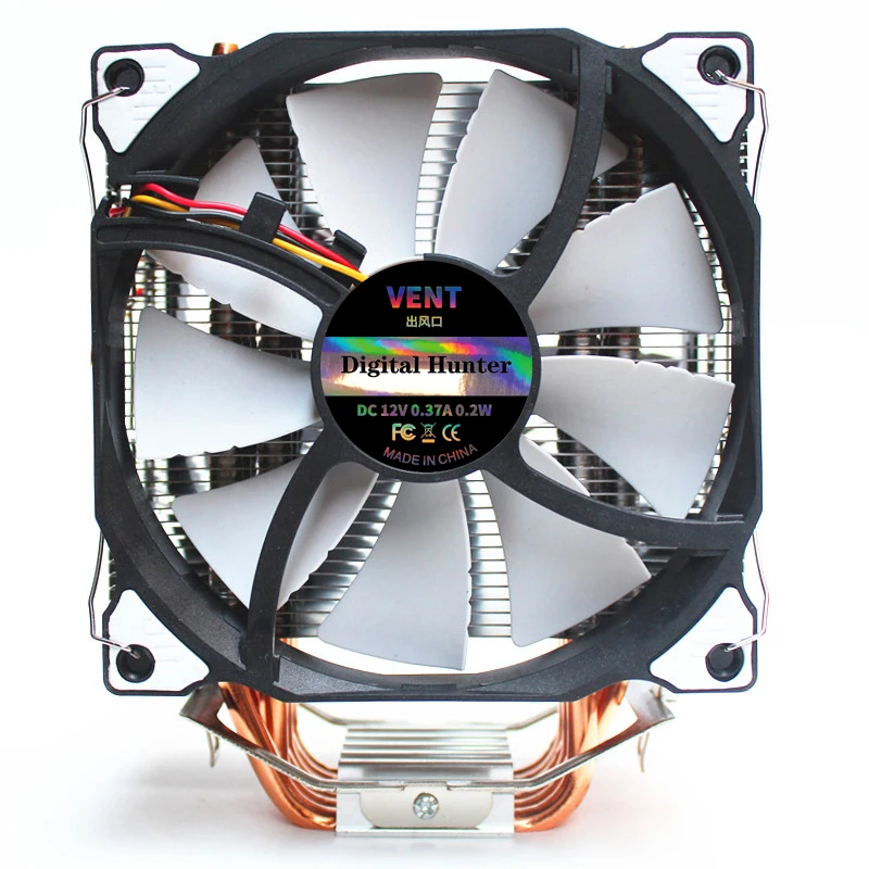 

12cm CPU Cooler Radiator 6 Heat Pipes RGB PWM 4PIN Quiet Fan For Inte LGA 115X 1200 1366 2011 V3 X79 X99 AMD Ventilador SR6