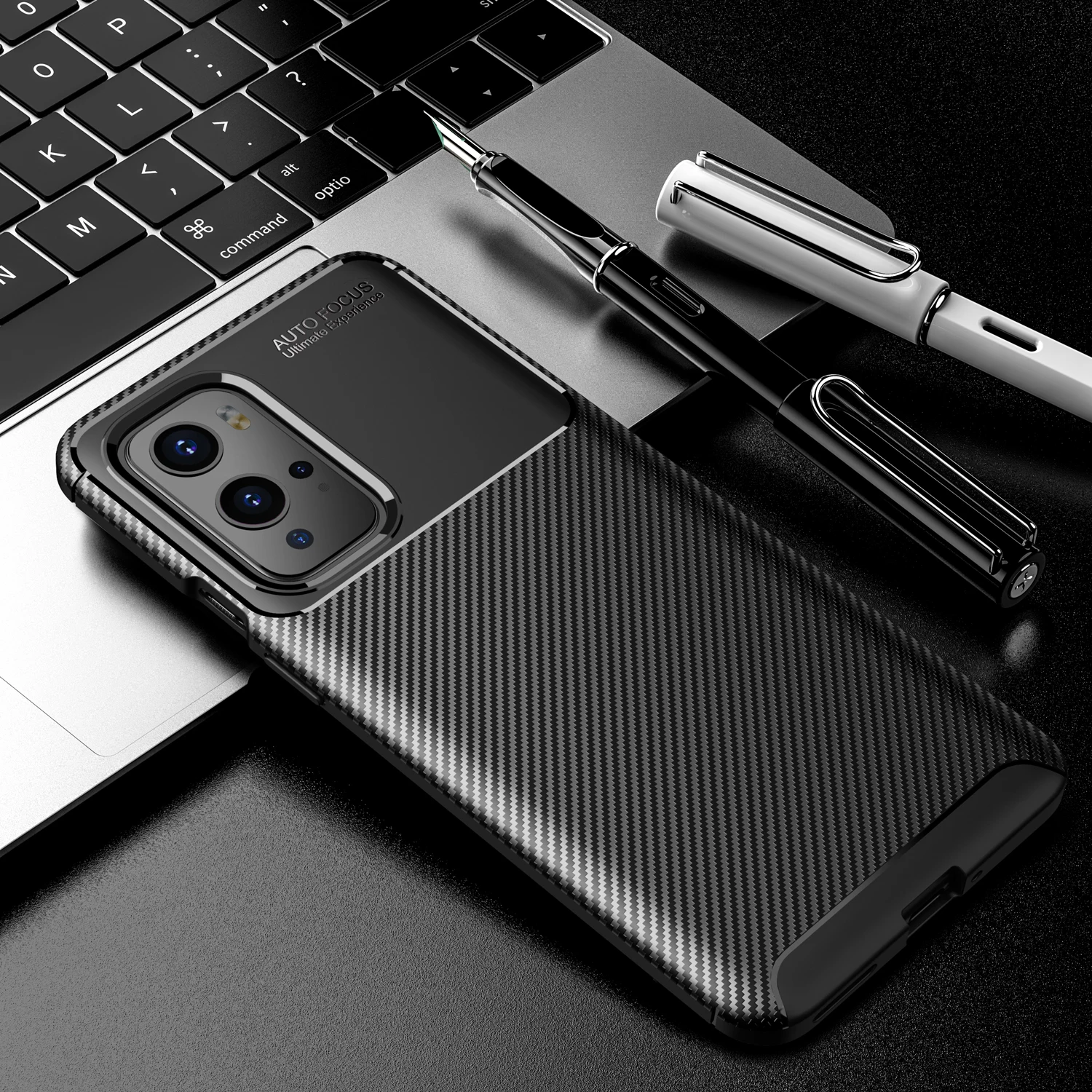 

For Oneplus 8T 8 9 Pro Case Flex Carbon Fiber Cover Shockproof Phone Case For Oneplus 9 Pro Cover Full Protection Bumper Shell