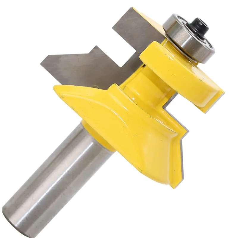 

2Pcs/set Carbide Tongue And Groove V Notch Router Bit 1/2inch Shank Cutter Woodworking Tool Router Bits