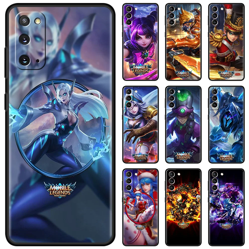 

Hot Sale Case For Samsung Galaxy S21 Ultra S20 FE S10 Plus S9 S8 S10e S7 A51 Soft Silicone Phone Cover Mobile Legends Game Funda
