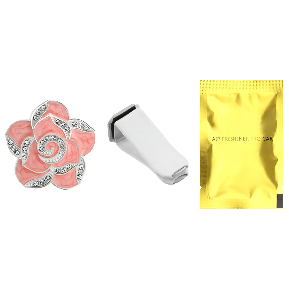 2 шт. Bling духи с ароматом камелии Автомобиль выходе вентиляционной клип